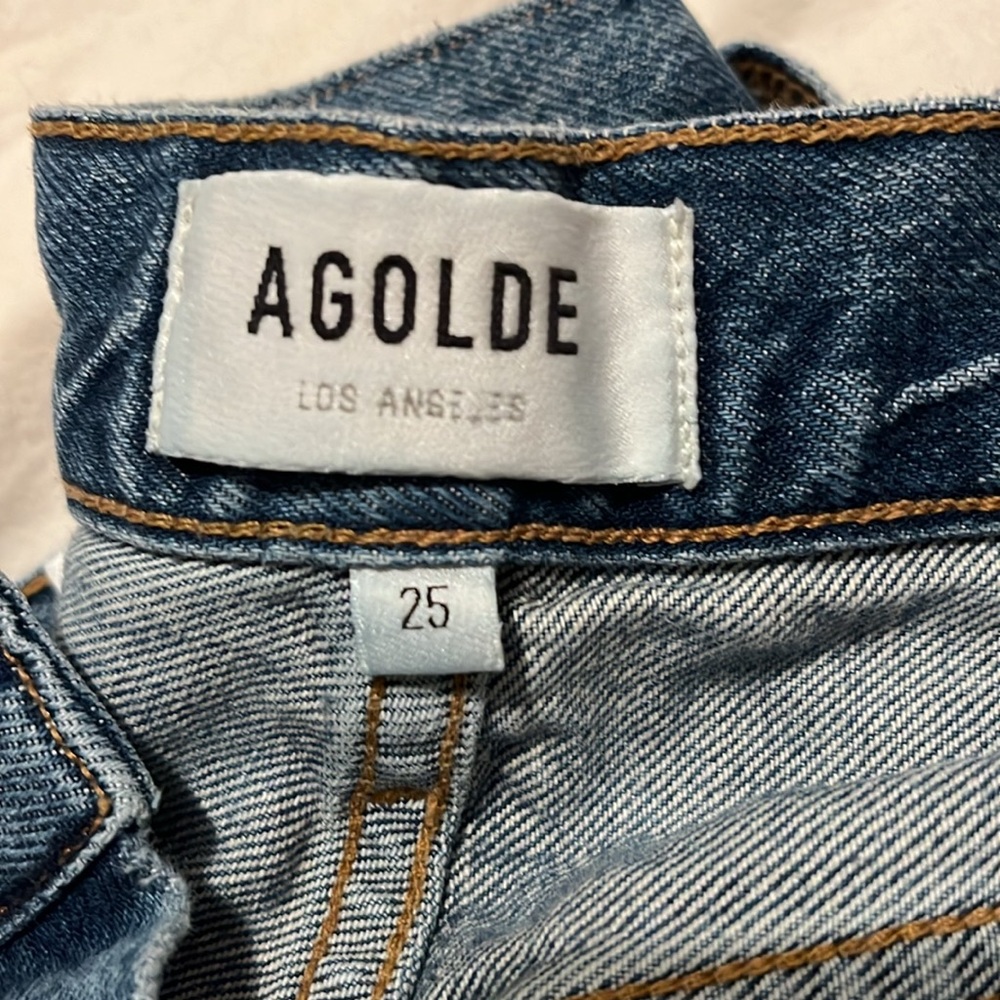 Agolde Jeans Riley Crop - Picture 2 of 4